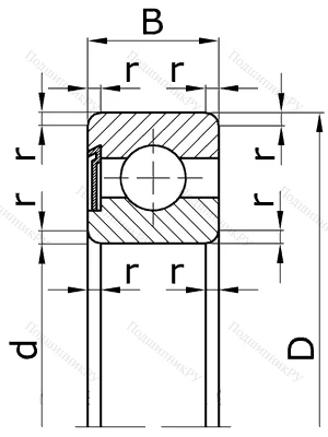 Шариковый однорядный подшипник 60120 (6020 Z) в Владимире