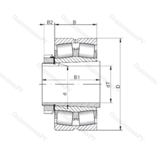 Подшипник роликовый радиальный самоцентрирующийся 230/900 KCW 33+H 30/900 от производителя  CX
