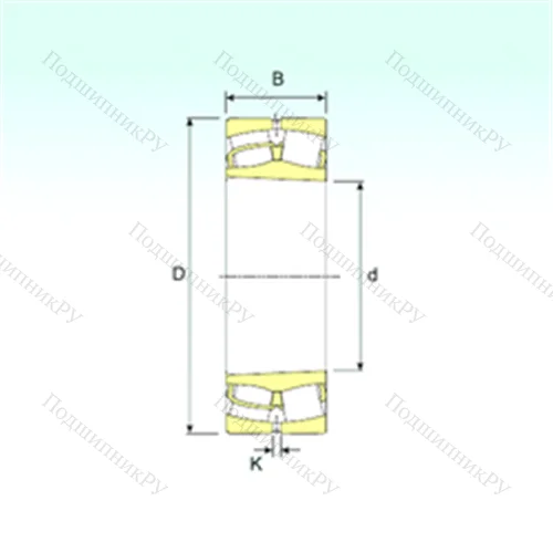 Подшипник роликовый радиальный самоцентрирующийся 241/800 K 30 от производителя  ISB Подшипник роликовый радиальный самоцентрирующийся 241/800 K 30 от производителя  ISB