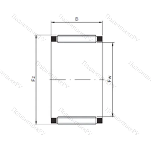 Подшипник игольчатый радиальный K 65x70x20