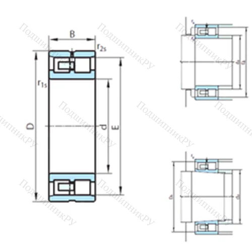 Подшипник роликовый радиальный  512-300