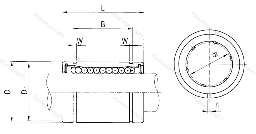 Подшипник LM 60 UU AJ в Владимире