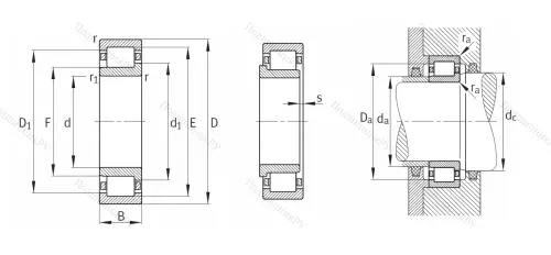 Роликовый цилиндрический подшипник NJ 204 E XL TVP 2 от производителя  FAG Роликовый цилиндрический подшипник NJ 204 E XL TVP 2 от производителя  FAG
