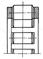 Модификация подшипника 822707Д размер 35x55x25 от производителя  ГПЗ-4 Модификация подшипника 822707Д размер 35x55x25 от производителя  ГПЗ-4