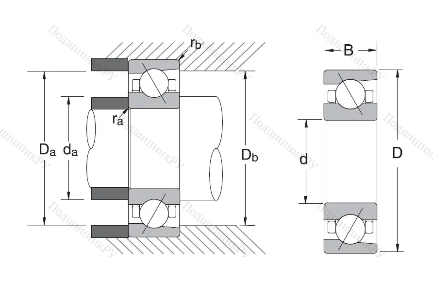 Сверхточный подшипник 7906 A 5TRSULP 3