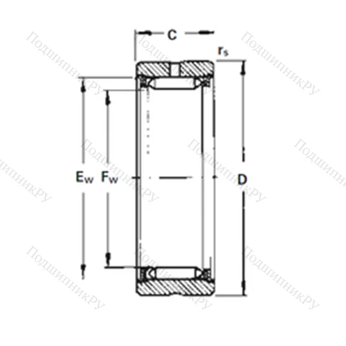 Подшипник игольчатый радиальный RNA 2055