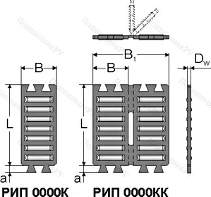 Модификация подшипника РИП-3020/0162 размер 3x20x162 от производителя  ГПЗ-11 Модификация подшипника РИП-3020/0162 размер 3x20x162 от производителя  ГПЗ-11