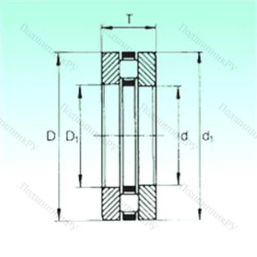 Подшипник роликовый упорный 81228-M от производителя  NBS