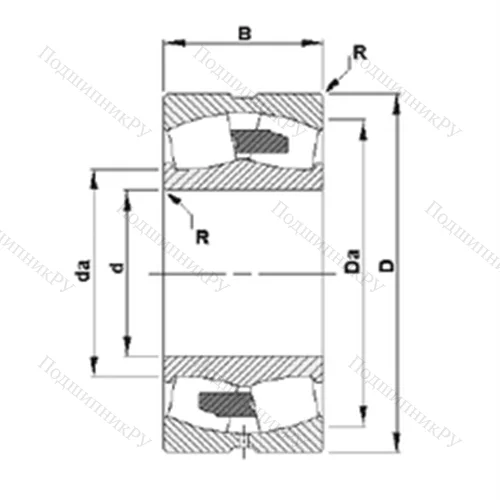Подшипник роликовый радиальный самоцентрирующийся 239/950YMB от производителя  TIMKEN