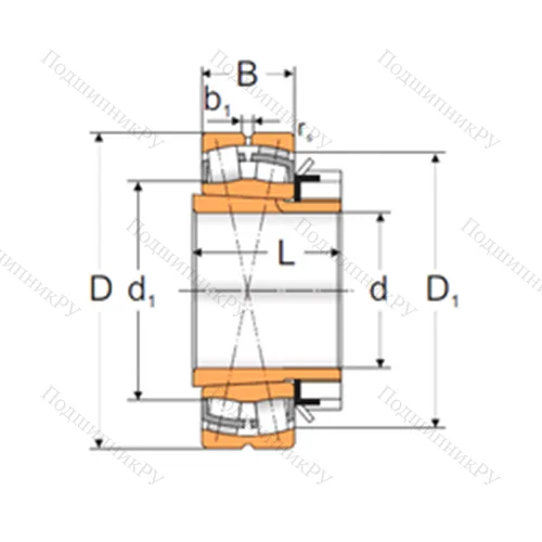 Подшипник роликовый радиальный самоцентрирующийся 22228 KW 33+H 3128