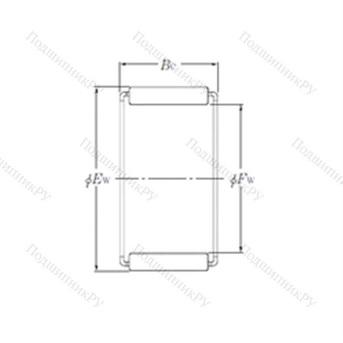 Подшипник игольчатый радиальный PCJ 344016