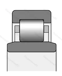 Подшипник  1672924 размер 120x165x22/27 от производителя  ГПЗ-4 Подшипник  1672924 размер 120x165x22/27 от производителя  ГПЗ-4