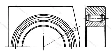 Модификация подшипника 812810 размер 51,5x83x90 от производителя  ЕПК