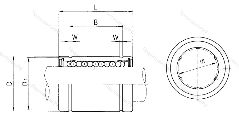 Подшипник LM 6 UU в Владимире
