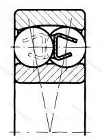 Подшипник 2307E размер 35x80x31 от производителя  SKF