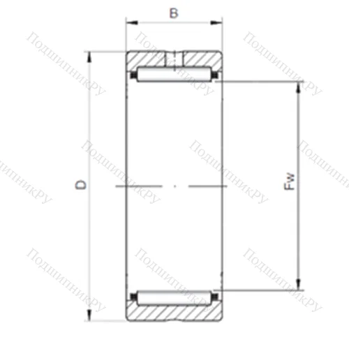 Подшипник игольчатый радиальный RNA 5911