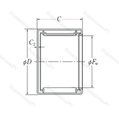 Подшипник игольчатый радиальный
