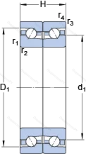 Подшипник BTM 160 AM/HCP 4CDB в Владимире