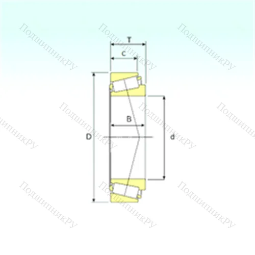 Подшипник роликовый радиально-упорный LM 12748/710 от производителя  ISB Подшипник роликовый радиально-упорный LM 12748/710 от производителя  ISB
