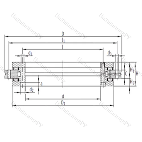 Подшипник комбинированный YRT 580