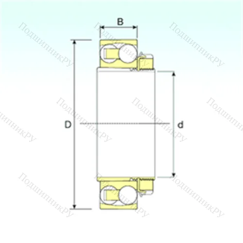 Подшипник шариковый радиальный самоцентрирующийся 2317 K+H 2317