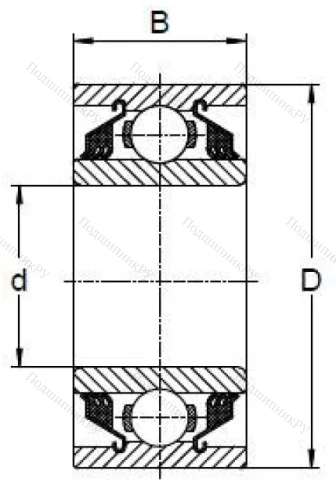 Радиальный шариковый подшипник W 211 PP 3 в Владимире