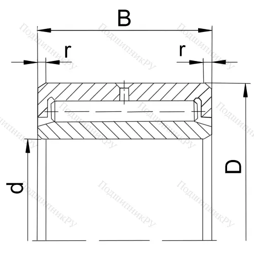 Подшипник NAV 4005 (4074105 ГОСТ) в Владимире