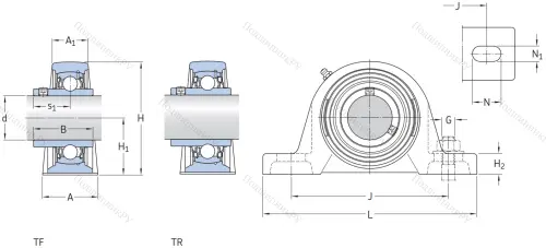 Подшипниковый узел SY 20 TF в Владимире