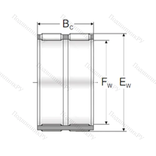 Подшипник игольчатый радиальный K 89x100x42,7ZW