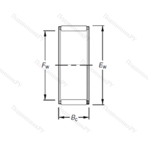 Подшипник игольчатый радиальный K 28X 36X 20FV от производителя  TIMKEN