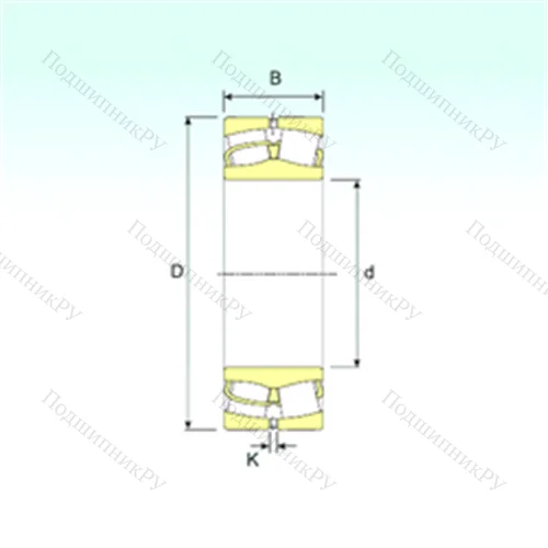 Подшипник роликовый радиальный самоцентрирующийся 249/710 от производителя  ISB Подшипник роликовый радиальный самоцентрирующийся 249/710 от производителя  ISB