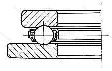 Подшипник  958911 размер 54x72/77x12