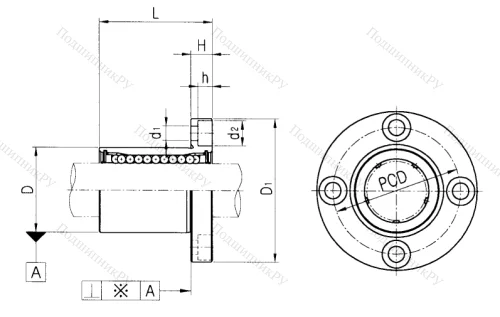 Подшипник LMF 8 UU в Владимире