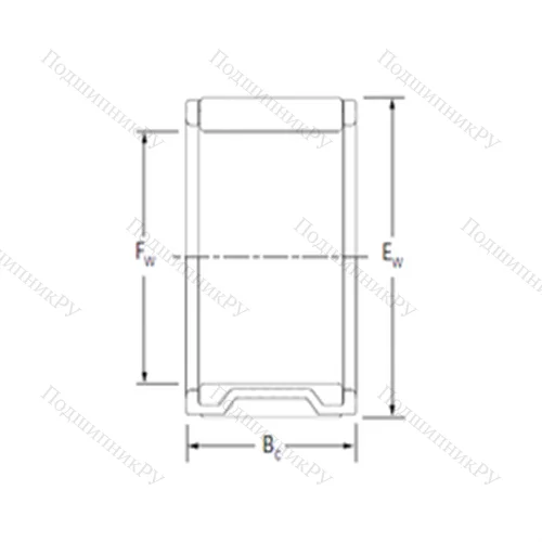 Подшипник игольчатый радиальный RVU 323942