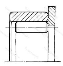 Модификация подшипника 192906КМ размер 30,3x47/52x13,6/15,6 от производителя  ГПЗ-3 Модификация подшипника 192906КМ размер 30,3x47/52x13,6/15,6 от производителя  ГПЗ-3