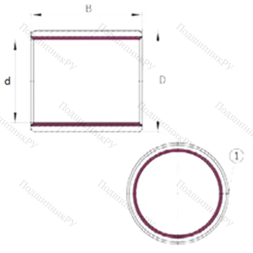 Подшипник скольжения EGB 7070-E 40