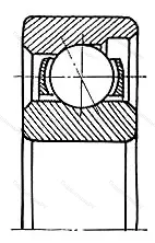 Подшипник  6010 (E 10) размер 10x28x8 от производителя  SKF