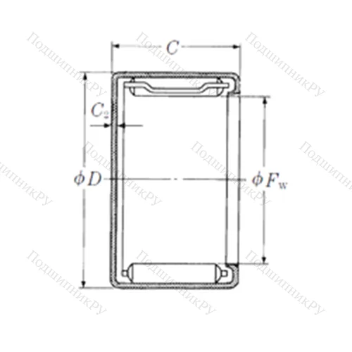 Подшипник игольчатый радиальный