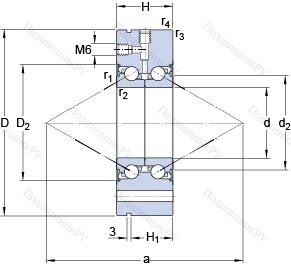 Подшипник BEAM 050115 C-2RSL