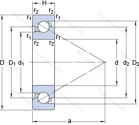 Подшипник BSA 204 C