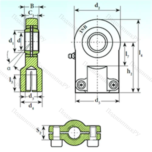 Подшипник скольжения сферический TAPR 704 DO