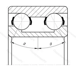 Модификация подшипника 6-3056203Ш размер 17x40x17,5