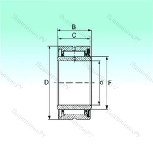 Подшипник игольчатый радиальный NA 4902 RS