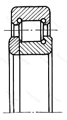 Модификация подшипника 2В0-592708М1 