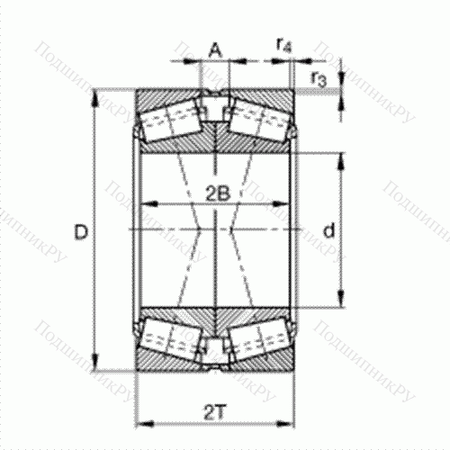 Подшипник роликовый конический 32218-A-N 11CA-A 220-270 от производителя  FAG Подшипник роликовый конический 32218-A-N 11CA-A 220-270 от производителя  FAG